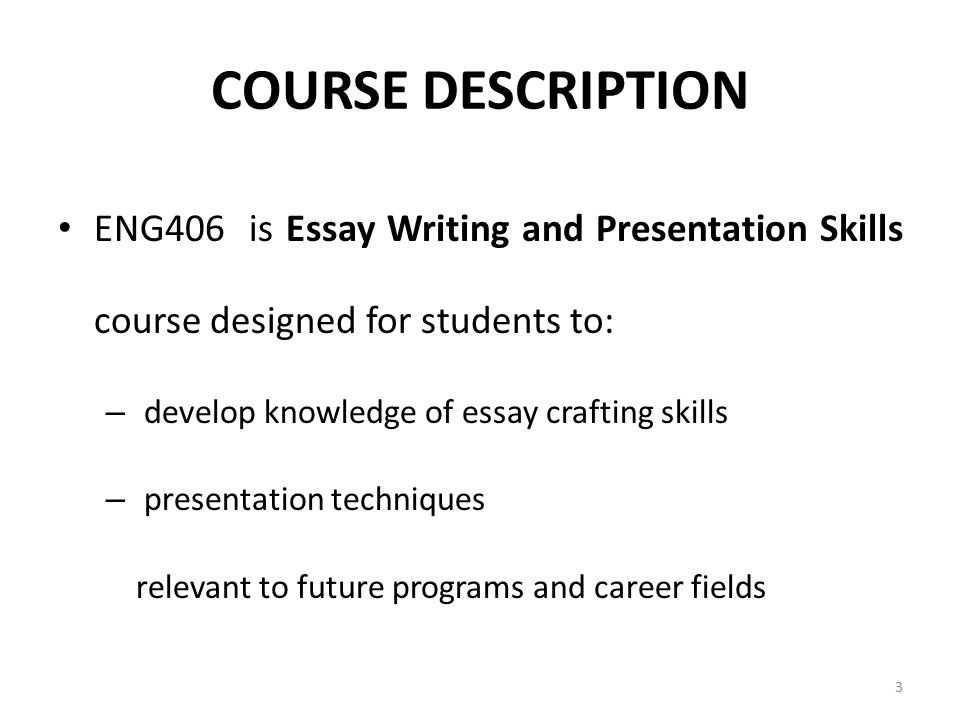 Course description dissertation writing